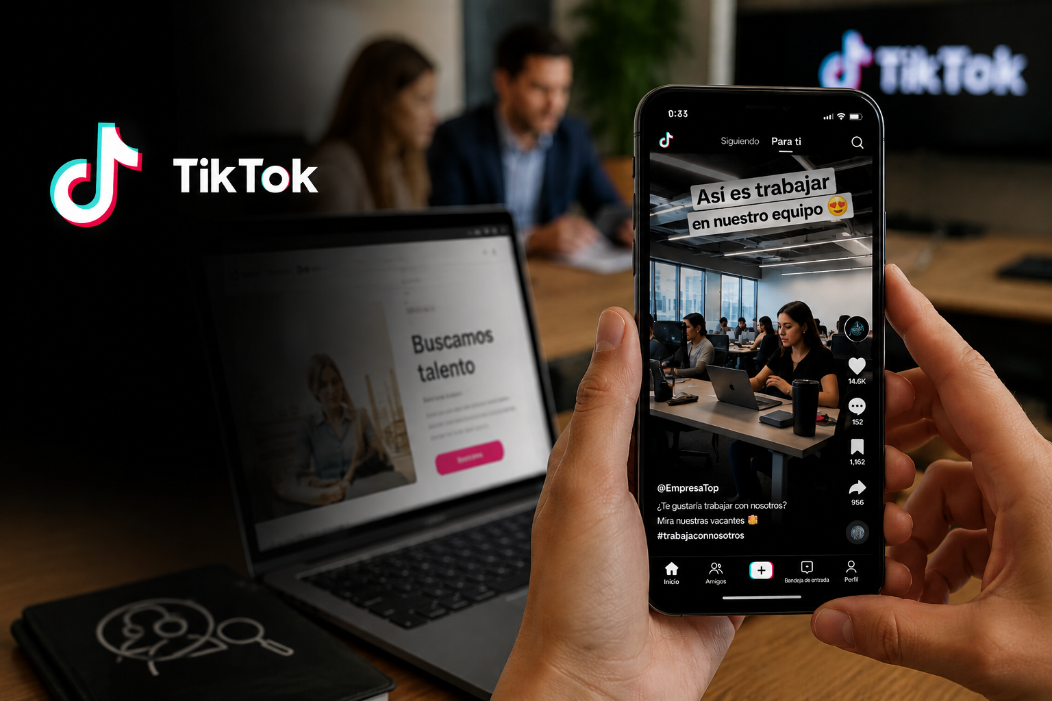 TikTok redefine la búsqueda de empleo: jóvenes priorizan redes sociales para elegir dónde trabajar